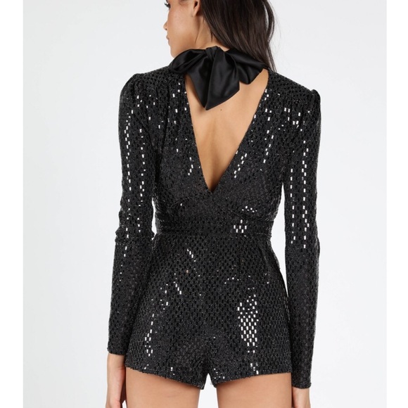 Sparkly Sequined Romper - Picture 4 of 8